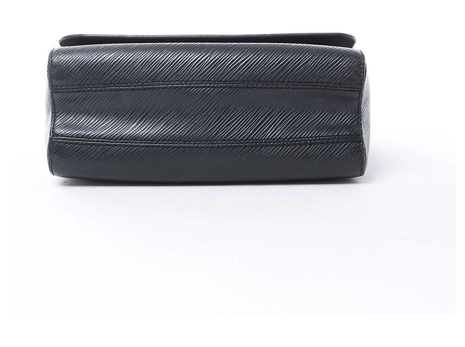 Borsa a tracolla Louis Vuitton Twist MM in pelle Epi Nera M50282 Nero - vista 13
