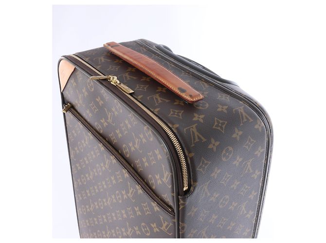 Borsa da viaggio Louis Vuitton Pegase 50 Monogram Canva Marrone M23251 - vista 3
