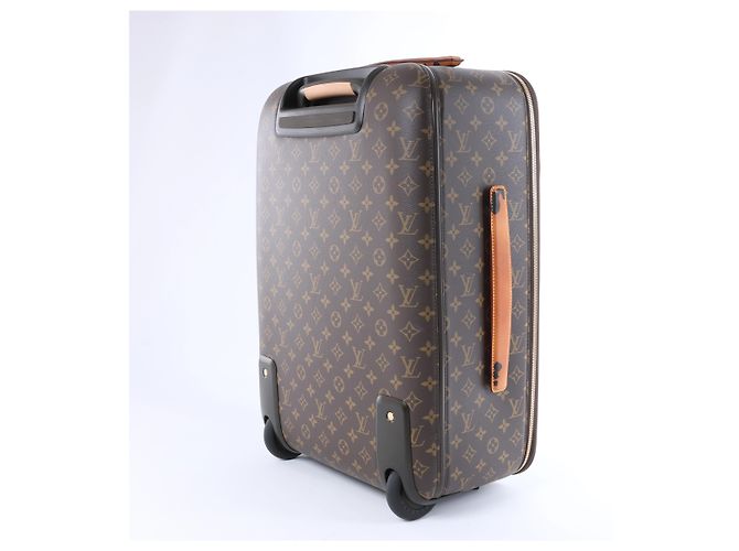 Borsa da viaggio Louis Vuitton Pegase 50 Monogram Canva Marrone M23251 - vista 4