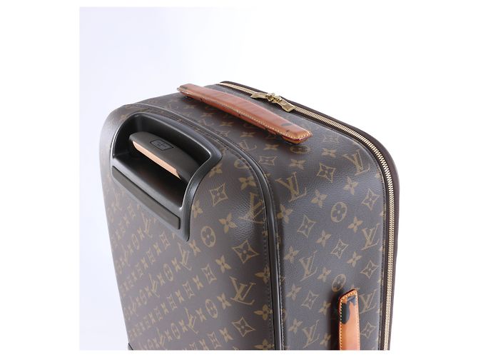 Borsa da viaggio Louis Vuitton Pegase 50 Monogram Canva Marrone M23251 - vista 5