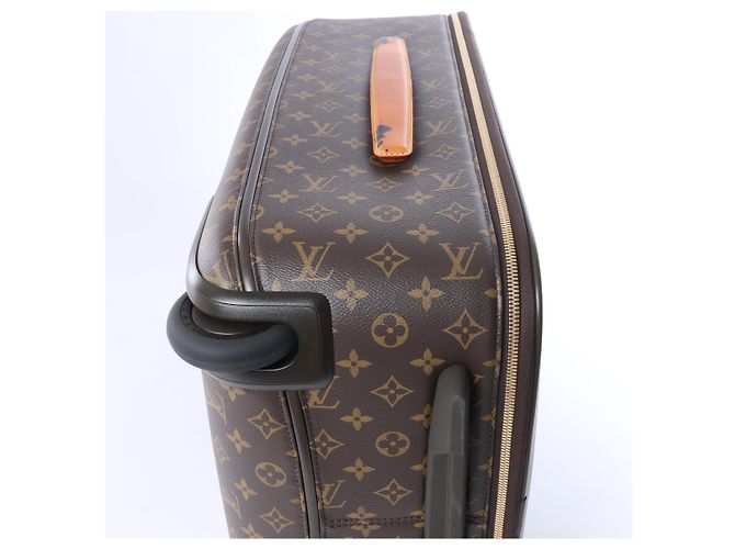 Borsa da viaggio Louis Vuitton Pegase 50 Monogram Canva Marrone M23251 - vista 8