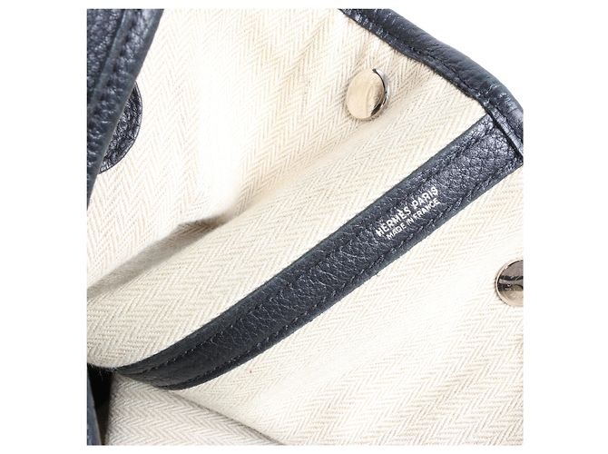 Hermès Garden Party 36 PM Borsa a tracolla in pelle Negonda Nero M: 2009 Beige - vista 13