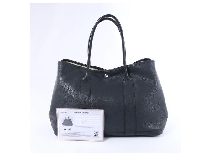 Hermès Garden Party 36 PM Borsa a tracolla in pelle Negonda Nero M: 2009 Beige - vista 15