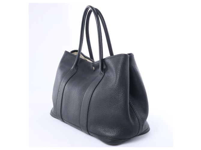 Hermès Garden Party 36 PM Borsa a tracolla in pelle Negonda Nero M: 2009 Beige - vista 2
