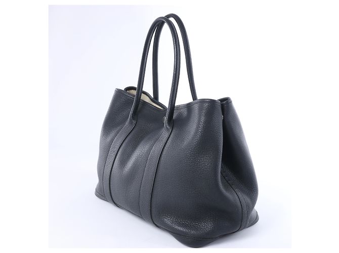 Hermès Garden Party 36 PM Borsa a tracolla in pelle Negonda Nero M: 2009 Beige - vista 4