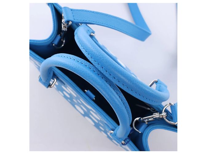 Onthego Louis Vuitton x Yayoi Kusama On the Go PM Empreinte Leather in Blue M46424 - vista 6