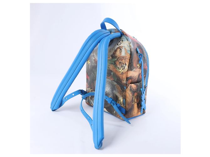 Zaino Louis Vuitton Palm Springs Masters Rubens Collection in Blu M43335 - vista 4