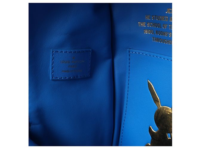 Zaino Louis Vuitton Palm Springs Masters Rubens Collection in Blu M43335 - vista 7