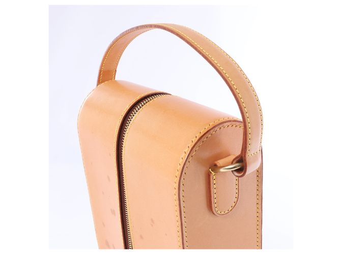 Clutch Porta Vino Louis Vuitton Nomad in Marrone M48110 Beige - vista 3