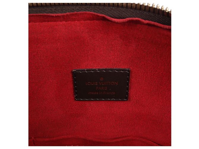 Borsa a tracolla Louis Vuitton Trevi GM Damier Ebene in marrone N51998 Rosso - vista 11