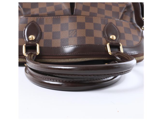 Borsa a tracolla Louis Vuitton Trevi GM Damier Ebene in marrone N51998 Rosso - vista 9