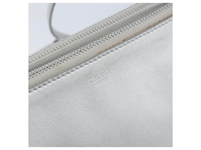 Céline CELINE Shoulder Bag Leather Silver - vista 14