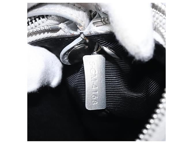 Céline CELINE Shoulder Bag Leather Silver - vista 21