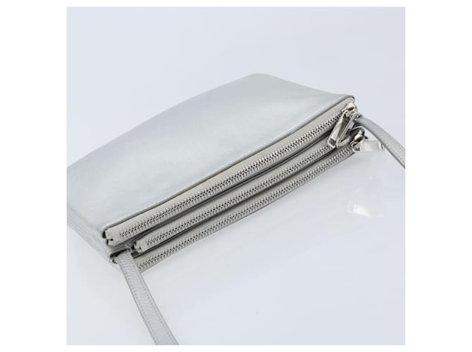 Céline CELINE Shoulder Bag Leather Silver - vista 6