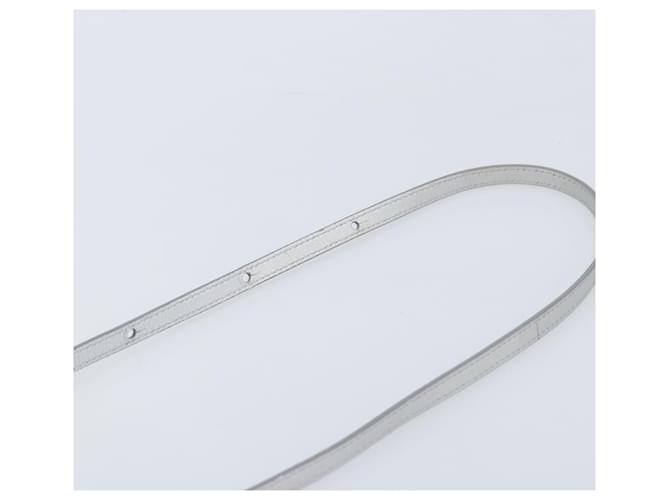 Céline CELINE Shoulder Bag Leather Silver - vista 8