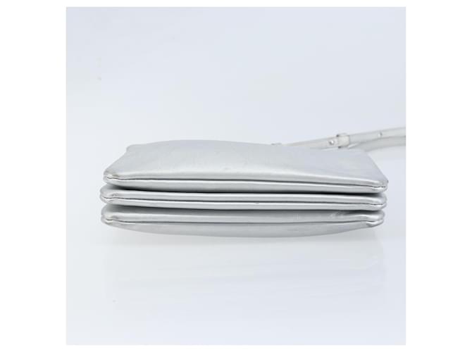 Céline CELINE Shoulder Bag Leather Silver - vista 9