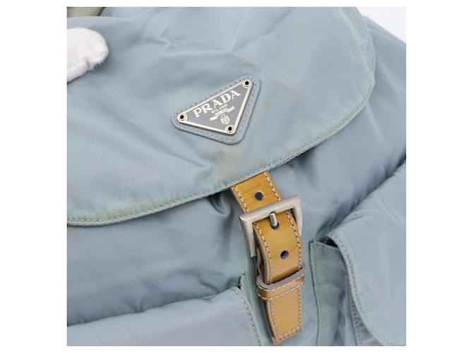 PRADA Rucksack Nylon Hellblau Silber - Ansicht 22