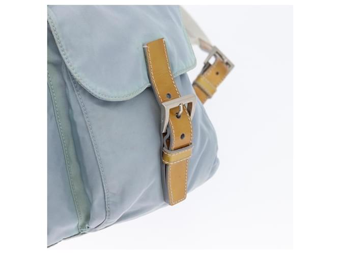 PRADA Rucksack Nylon Hellblau Silber - Ansicht 24
