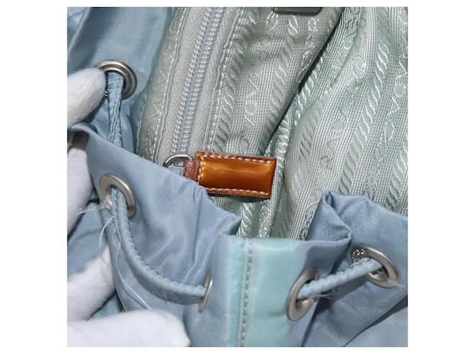 PRADA Rucksack Nylon Hellblau Silber - Ansicht 31