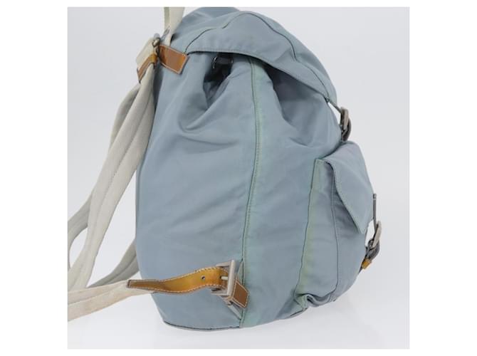 PRADA Rucksack Nylon Hellblau Silber - Ansicht 4