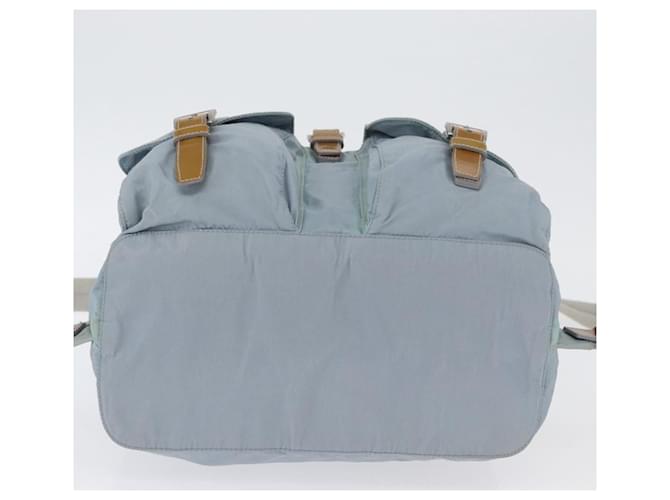 PRADA Rucksack Nylon Hellblau Silber - Ansicht 5