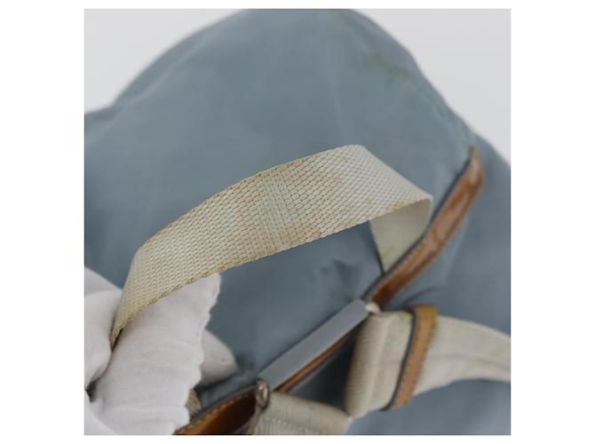 PRADA Rucksack Nylon Hellblau Silber - Ansicht 7