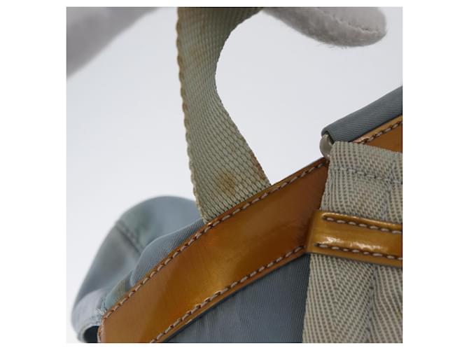 PRADA Rucksack Nylon Hellblau Silber - Ansicht 8