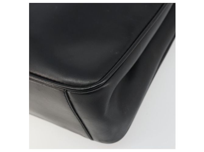 GUCCI Shoulder Bag Leather Black Gold 001 46 1641 - vista 10