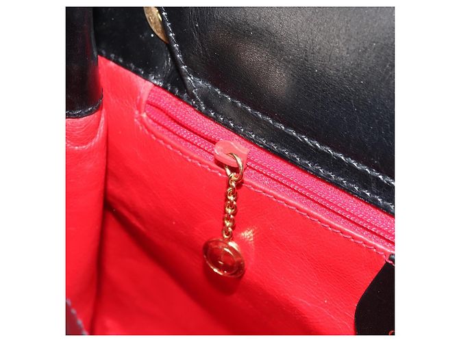 GUCCI Shoulder Bag Leather Black Gold 001 46 1641 - vista 19