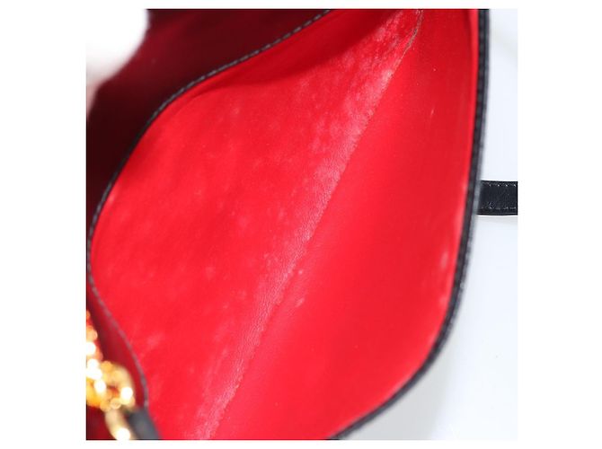 GUCCI Shoulder Bag Leather Black Gold 001 46 1641 - vista 21