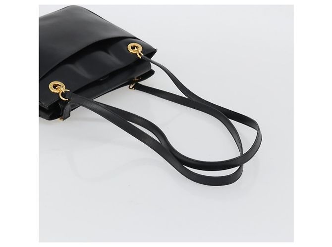 GUCCI Shoulder Bag Leather Black Gold 001 46 1641 - vista 7