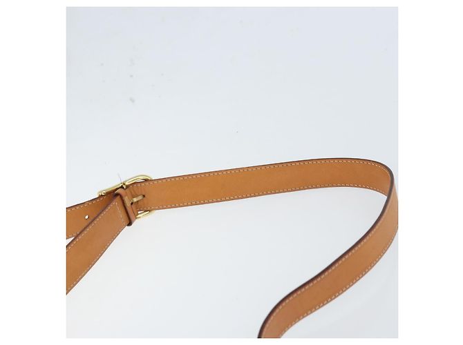 Céline CELINE Macadam Canvas Shoulder Bag PVC Leather Brown Gold - vista 8