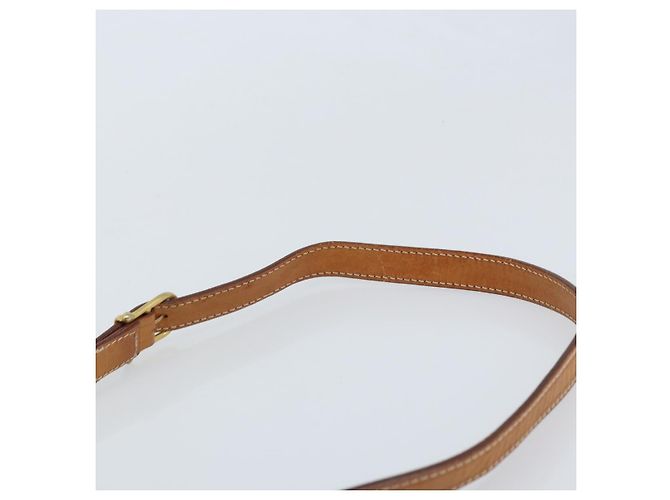 Céline CELINE Macadam Canvas Shoulder Bag PVC Leather Brown Gold - vista 8