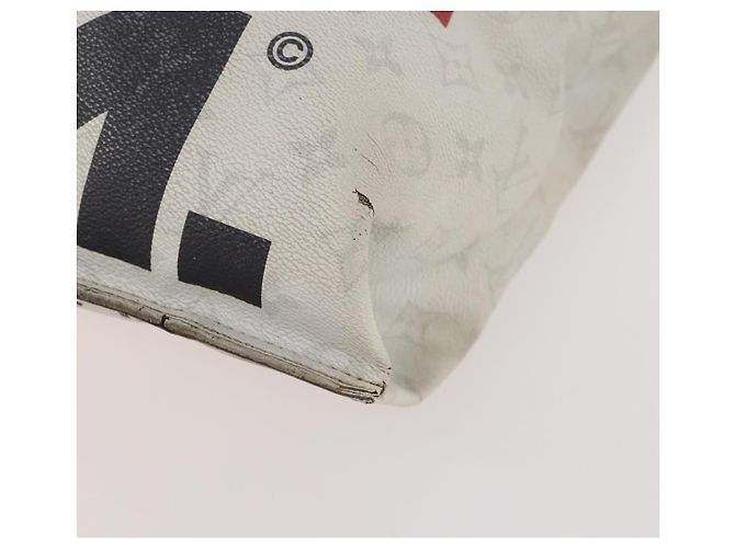 LOUIS VUITTON White Flat Vertical Toe Bag 2way Multicolor M44627 LV - vista 15