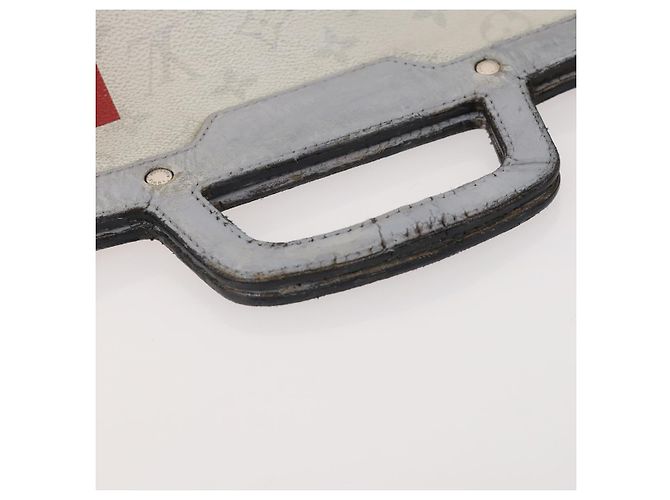 LOUIS VUITTON White Flat Vertical Toe Bag 2way Multicolor M44627 LV - vista 8