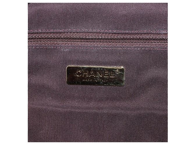 CHANEL Graphic Backpack Coated Canvas Gold CC - vista 17