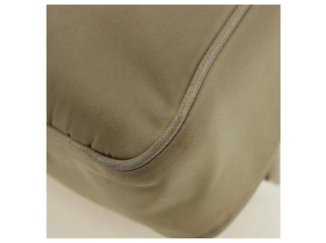 PRADA Chain Shoulder Bag Nylon 3way Beige Gold - vista 20