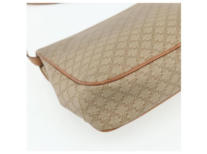 Céline CELINE Macadam Canvas Shoulder Bag PVC Beige Gold - vista 13