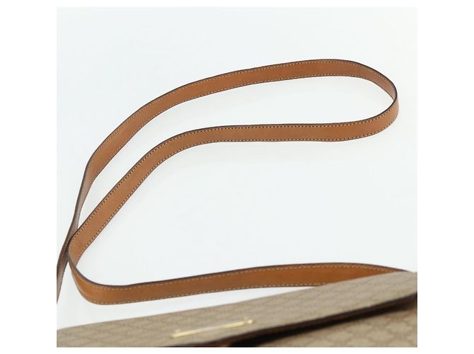 Céline CELINE Macadam Canvas Shoulder Bag PVC Beige Gold - vista 8