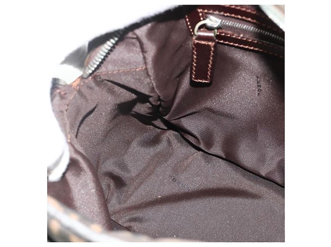 FENDI Zucca Canvas Hand Bag Black Brown - vista 19
