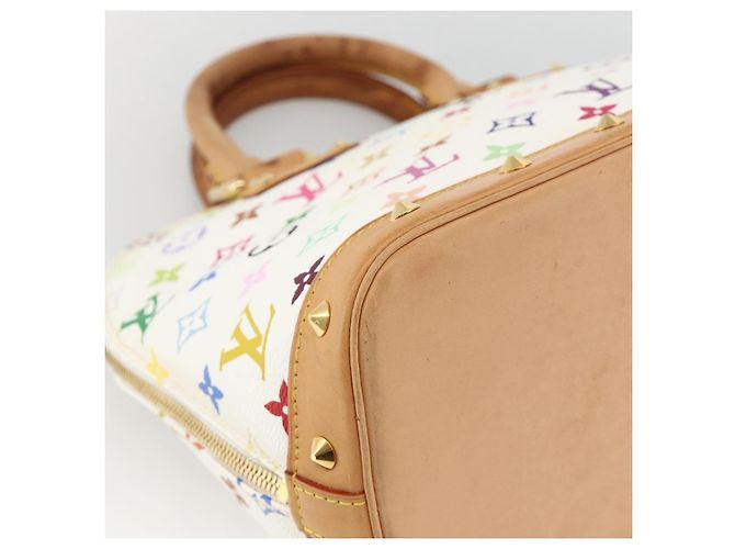 LOUIS VUITTON Monogram Multicolor Alma Hand Bag White M92647 LV - vista 16