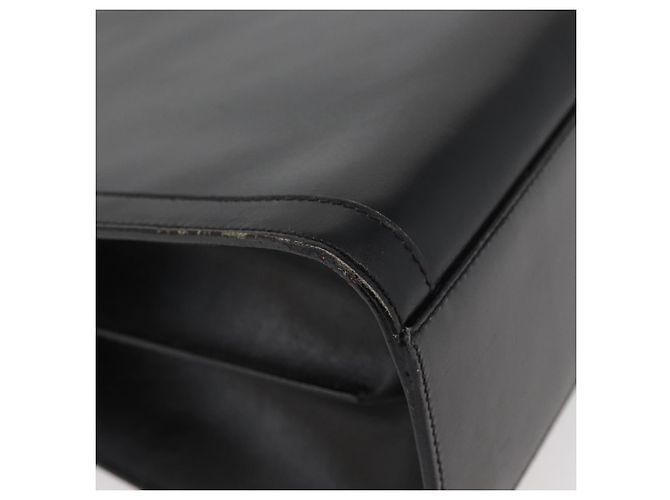 Céline CELINE Circle Hand Bag Leather Black Gold - vista 12