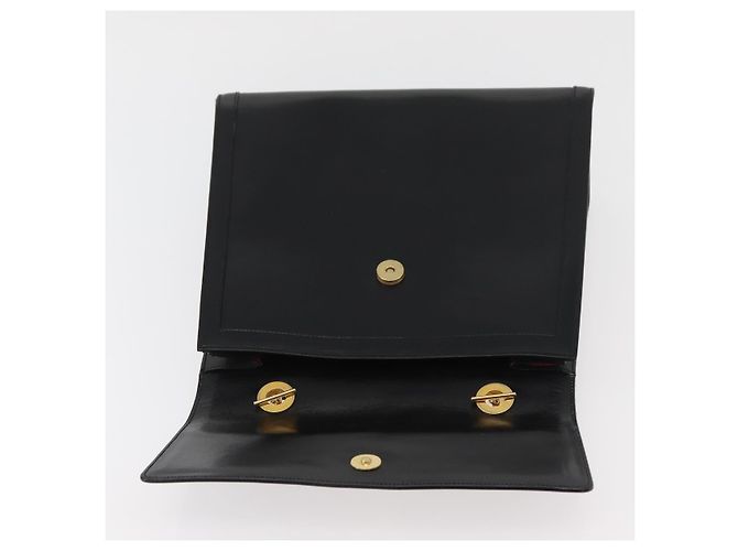 Céline CELINE Circle Hand Bag Leather Black Gold - vista 15