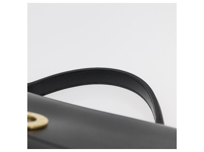 Céline CELINE Circle Hand Bag Leather Black Gold - vista 8
