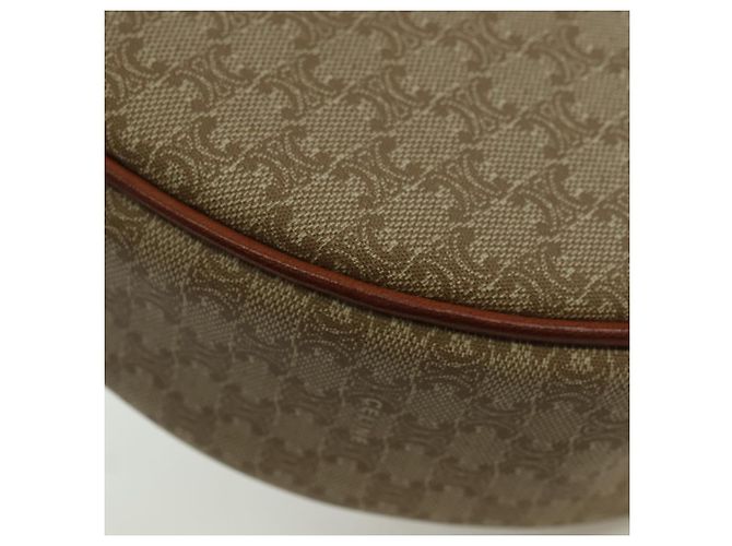 Céline CELINE Macadam Canvas Shoulder Bag PVC Leather Beige Gold - vista 13
