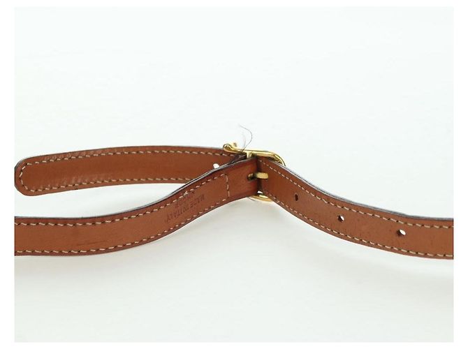 Céline CELINE Macadam Canvas Shoulder Bag PVC Leather Beige Gold - vista 9