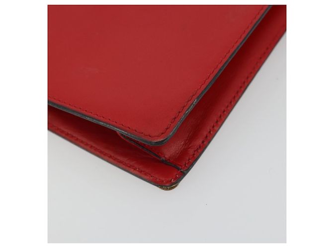 Céline CELINE Medallion Hand Bag Leather Red Gold - vista 14