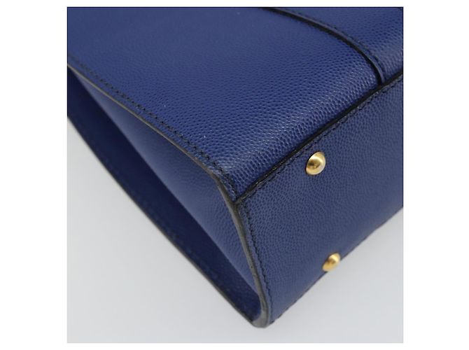 Céline CELINE Shoulder Bag Leather Blue Gold - vista 11