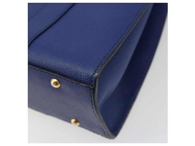 Céline CELINE Shoulder Bag Leather Blue Gold - vista 12