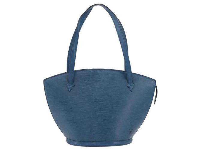 LOUIS VUITTON Epi Saint Jacques Shopping Shoulder Bag Blue M52275 LV - vista 13